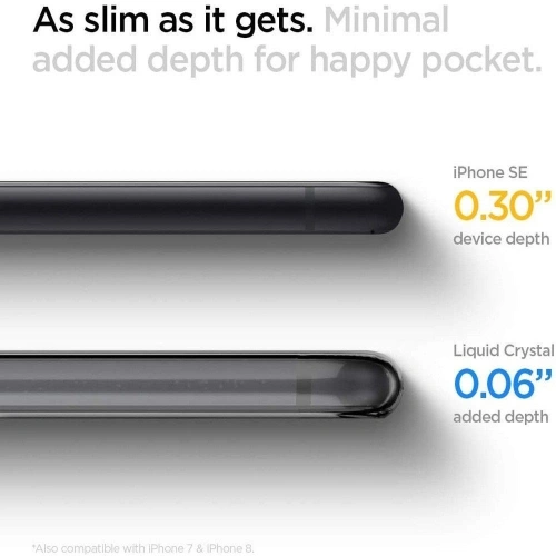 Etui Spigen Liquid Crystal Apple iPhone SE 2022/SE 2020/8/7 Crystal Clear