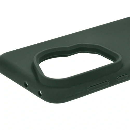 Silikonowe etui Bizon Soft Case do Huawei Pura 70 ciemnozielone