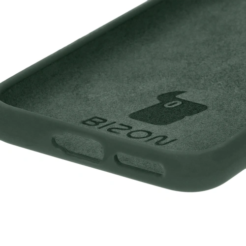 Silikonowe etui Bizon Soft Case do Huawei Pura 70 ciemnozielone