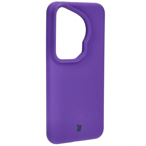 Silikonowe etui Bizon Soft Case do Huawei Pura 70 fioletowe