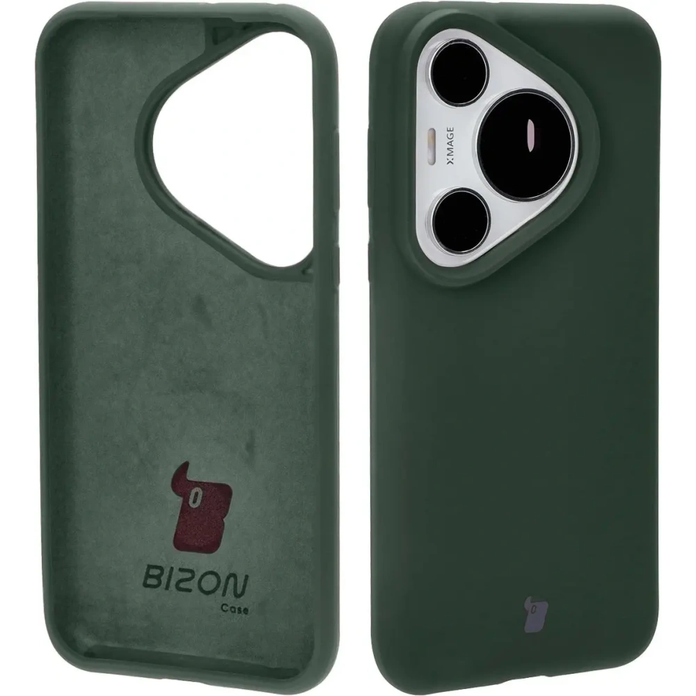 Hurtownia GSM - Silikonové pouzdro Bizon Soft Case pro Huawei Pura 70 Pro / Pro+ tmavě zelené - BIZ5417 - {ean13} - Hurt