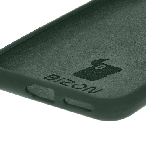 Silikonowe etui Bizon Soft Case do Huawei Pura 70 Pro / Pro+ ciemnozielone