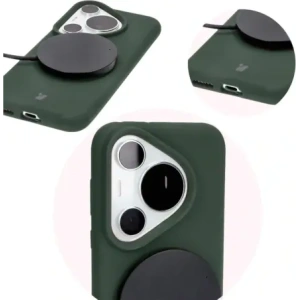 Hurtownia GSM - Silikonové pouzdro Bizon Soft Case pro Huawei Pura 70 Pro / Pro+ tmavě zelené - BIZ5417 - {ean13} - Hurt