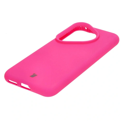 Silikonowe etui Bizon Soft Case do Huawei Pura 70 Pro / Pro+ neonowo-różowe