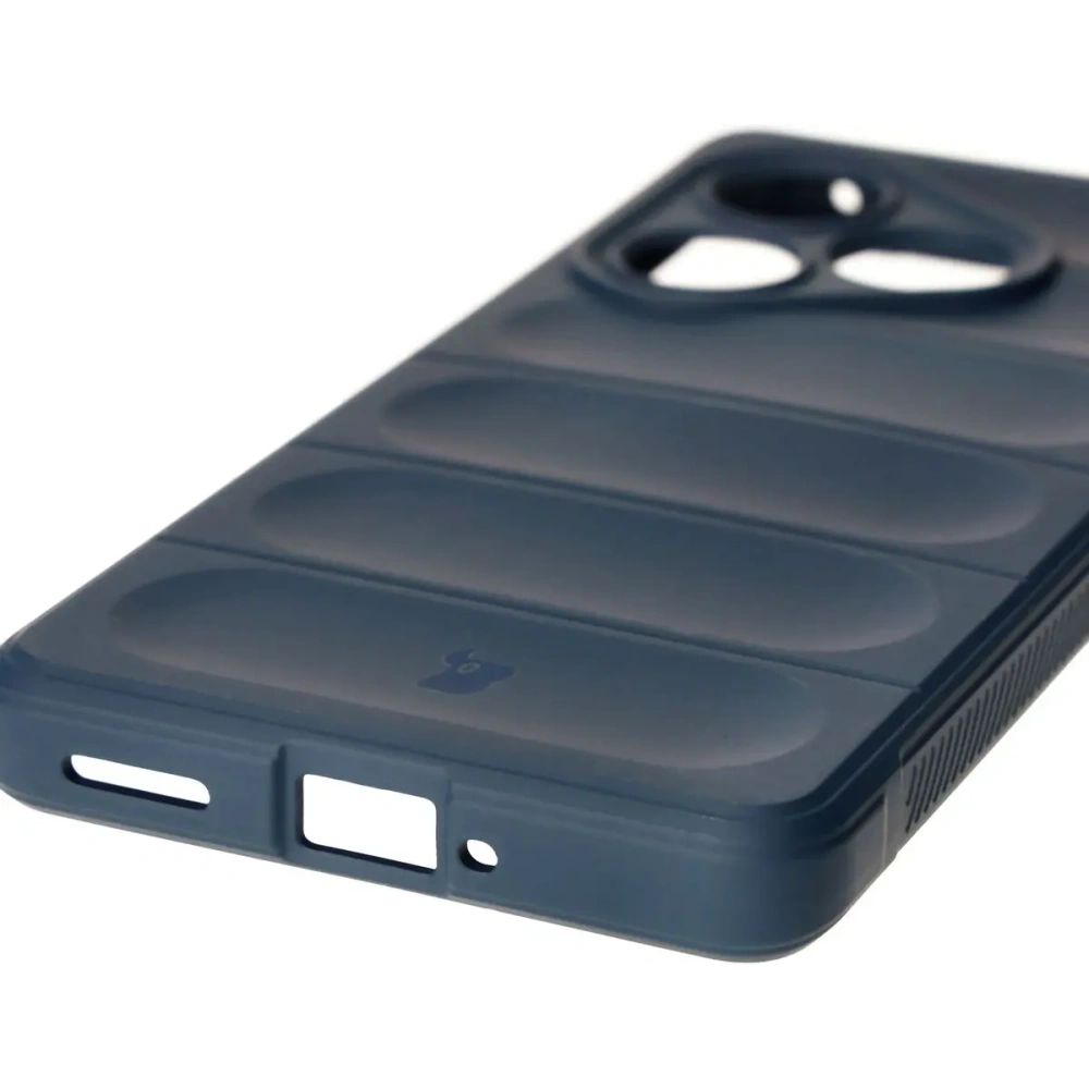Hurtownia GSM - Caz Bizon Tur Realme GT 6 / GT 6T / GT Neo 6 / GT Neo 6 SE albastru marin - BIZ5426 - {ean13} - Hurt