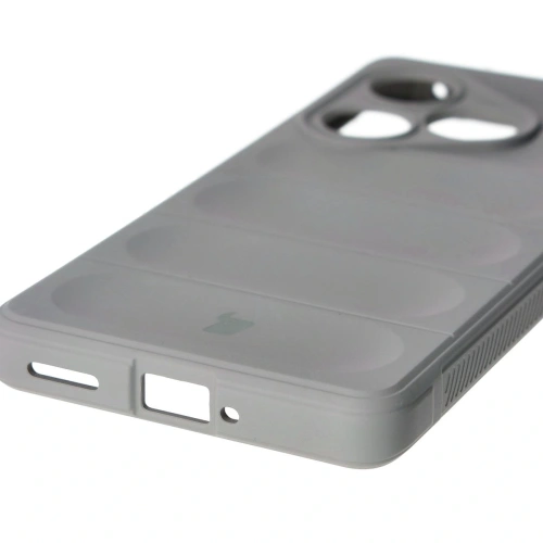 Pancerne etui Bizon Case Tur do Realme GT 6 / GT 6T / GT Neo 6 / GT Neo 6 SE jasnoszare