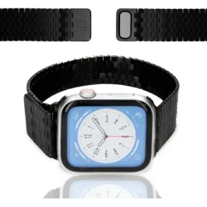 Hurtownia GSM - Pásek z nerezové oceli Bizon Strap Watch Titanium pro Apple Watch 44/45/49mm černý - BIZ5431 - {ean13} - Hurt