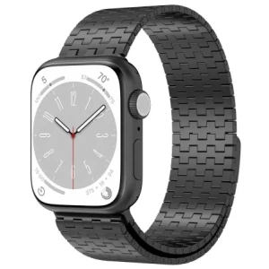 Hurtownia GSM - Pásek z nerezové oceli Bizon Strap Watch Titanium pro Apple Watch 44/45/49mm černý - BIZ5431 - {ean13} - Hurt