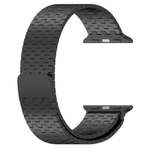 Hurtownia GSM - Pásek z nerezové oceli Bizon Strap Watch Titanium pro Apple Watch 44/45/49mm černý - BIZ5431 - {ean13} - Hurt