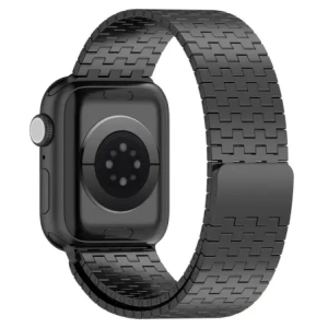 Hurtownia GSM - Pásek z nerezové oceli Bizon Strap Watch Titanium pro Apple Watch 44/45/49mm černý - BIZ5431 - {ean13} - Hurt