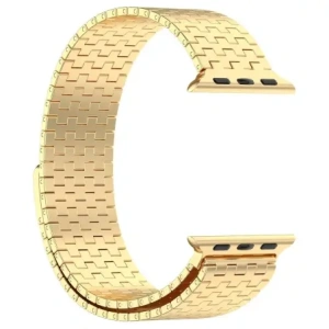 Hurtownia GSM - Pás z nerezové oceli Bizon Strap Watch Titanium do Apple Watch 44/45/46/49 mm zlatý - BIZ5439 - {ean13} - Hurt