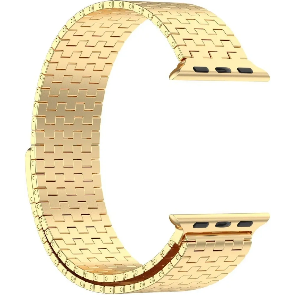 Wholesale Bizon Strap Watch Titanium Apple Watch 44/45/46/49 mm gold - BIZ5439 - {ean13} - Hurt