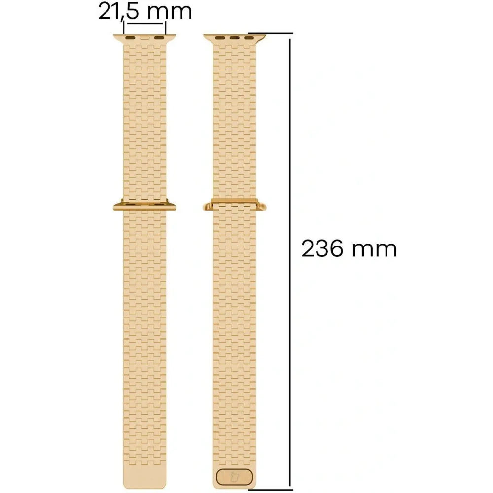 Wholesale Bizon Strap Watch Titanium Apple Watch 44/45/46/49 mm rose gold - BIZ5824 - {ean13} - Hurt