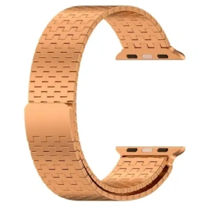 Hurtownia GSM - Pásek z nerezové oceli Bizon Strap Watch Titanium pro Apple Watch 44/45/46/49 mm růžově zlatý - BIZ5824 - {ean13} - Hurt