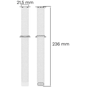 Hurtownia GSM - Pásek z nerezové oceli Bizon Strap Watch Titanium do Apple Watch 44/45/46/49 mm stříbrný - BIZ5441 - {ean13} - Hurt