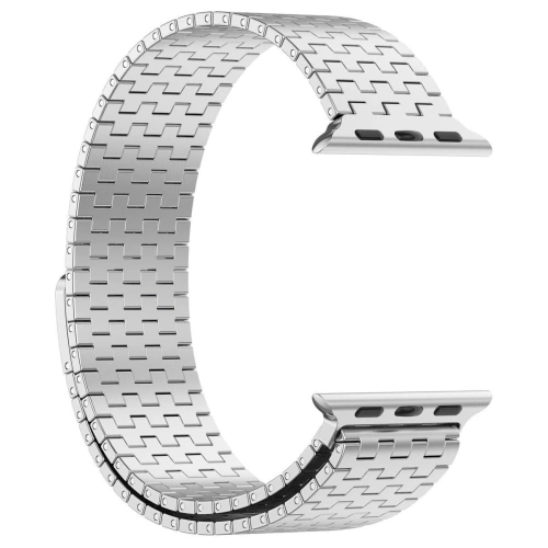 Pasek ze stali nierdzewnej Bizon Strap Watch Titanium do Apple Watch 44/45/46/49 mm srebrny