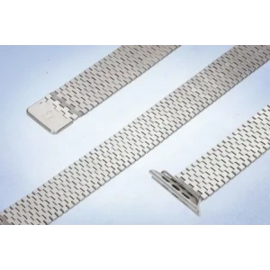 Hurtownia GSM - Pásek z nerezové oceli Bizon Strap Watch Titanium do Apple Watch 44/45/46/49 mm stříbrný - BIZ5441 - {ean13} - Hurt