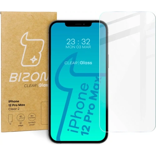 Szkło hartowane Bizon Glass Clear 2 do Apple iPhone 12 Pro Max