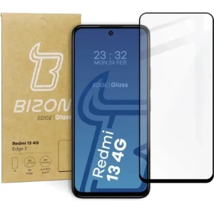 Hurtownia GSM - Bizon Glass Edge 2 Xiaomi Redmi 13 4G negru - BIZ5452 - {ean13} - Hurt