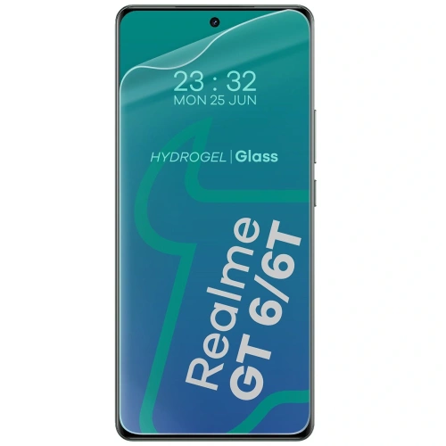 Folia hydrożelowa na ekran Bizon Glass Hydrogel Front do Realme GT 6 / 6T [2 PACK]