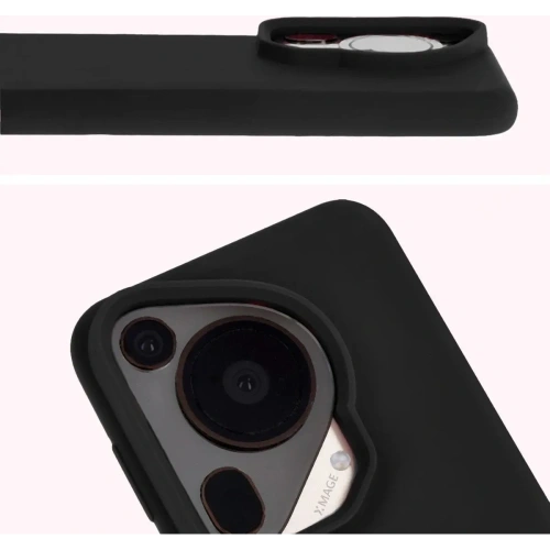 Silikonowe etui Bizon Soft Case do Huawei Pura 70 Ultra czarne