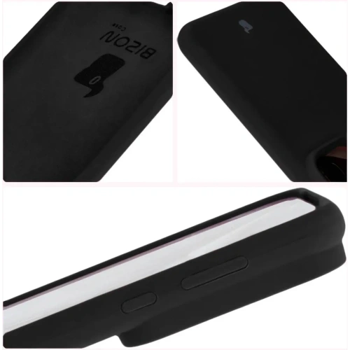 Silikonowe etui Bizon Soft Case do Huawei Pura 70 Ultra czarne