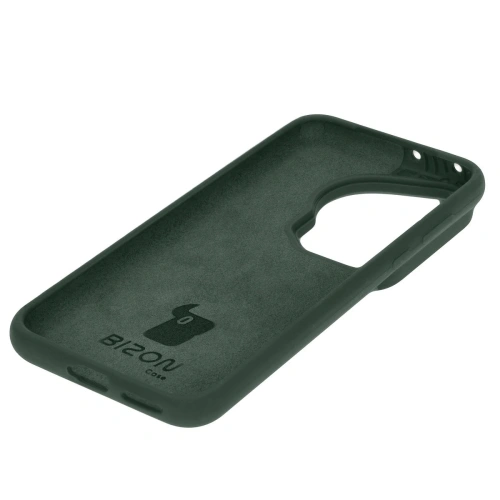 Silikonowe etui Bizon Soft Case do Huawei Pura 70 Ultra ciemnozielone