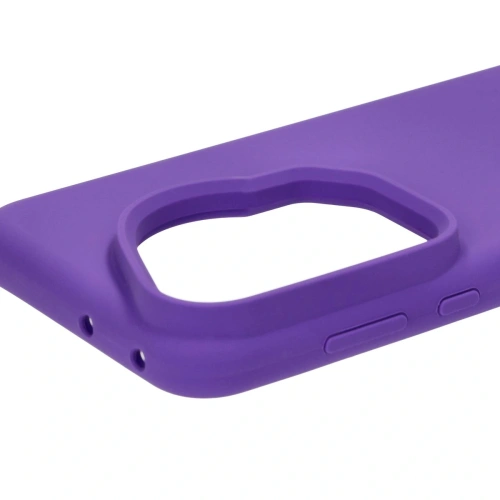 Silikonowe etui Bizon Soft Case do Huawei Pura 70 Ultra fioletowe