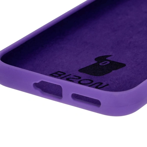 Silikonowe etui Bizon Soft Case do Huawei Pura 70 Ultra fioletowe