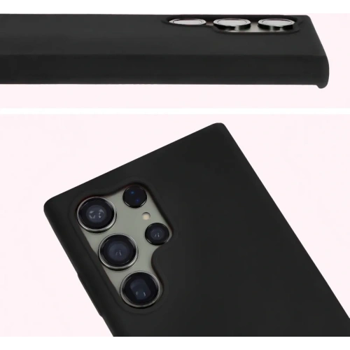 Silikonowe etui Bizon Soft Case do Samsung Galaxy S23 Ultra czarne