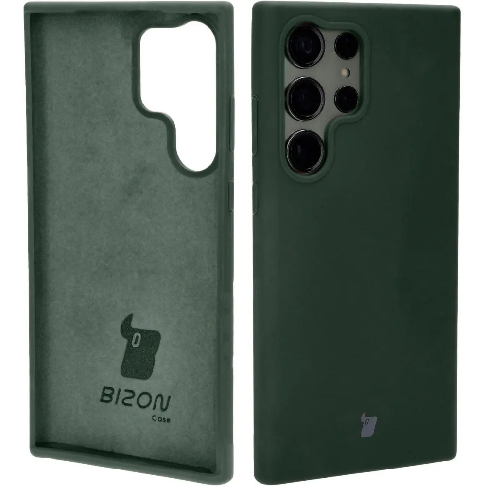 Hurtownia GSM - Bizon Soft Case Samsung Galaxy S23 Ultra verde închis - BIZ5480 - {ean13} - Hurt
