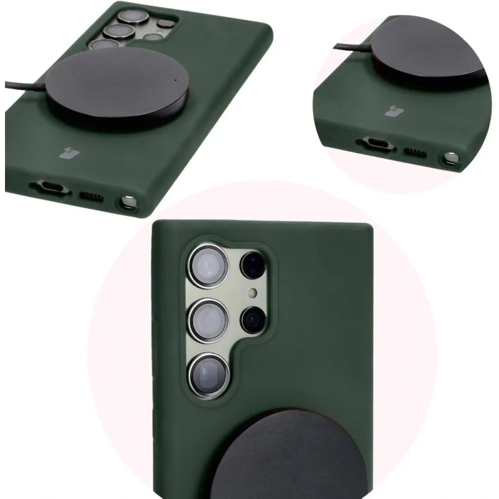 Wholesale Bizon Soft Case Samsung Galaxy S23 Ultra dark green - BIZ5480 - {ean13} - Hurt