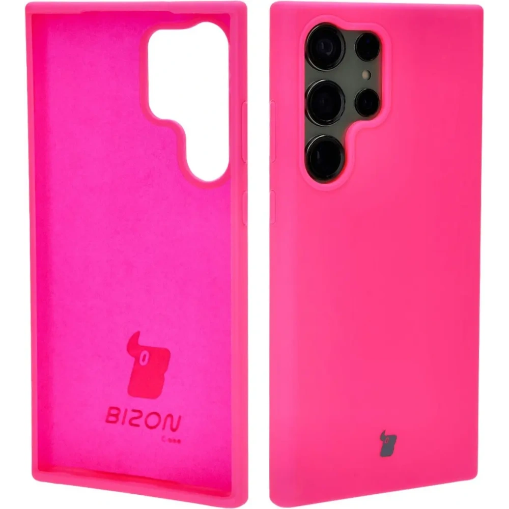 Wholesale Bizon Soft Case Samsung Galaxy S23 Ultra neon pink - BIZ5482 - {ean13} - Hurt