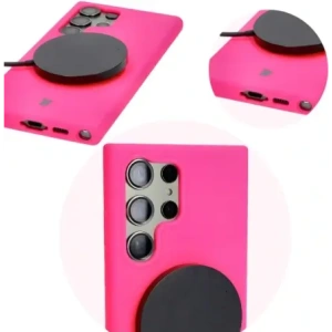 Hurtownia GSM - Bizon Soft Case Samsung Galaxy S23 Ultra neon rózsaszín - BIZ5482 - {ean13} - Hurt