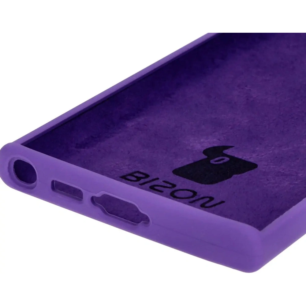 Hurtownia GSM - Silikonowe etui Bizon Soft Case do Samsung Galaxy S23 Ultra fioletowe - BIZ5487 - {ean13} - Hurt