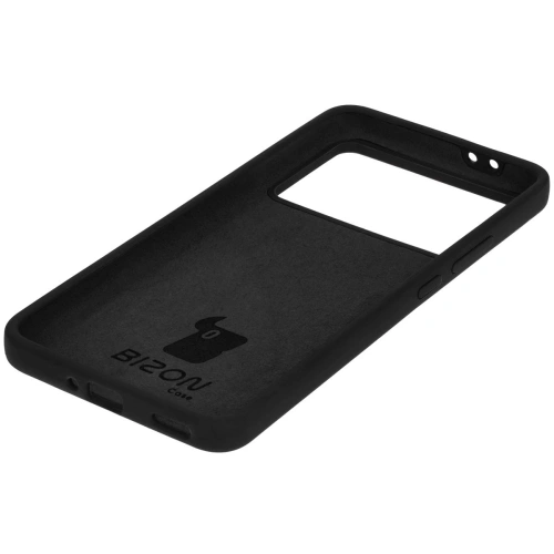 Silikonowe etui Bizon Soft Case do Xiaomi Poco F6 Pro czarne