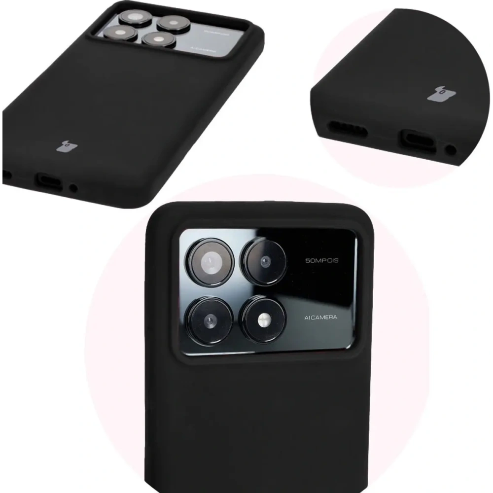 Hurtownia GSM - Bizon Soft Case Xiaomi Poco F6 Pro fekete - BIZ5488 - {ean13} - Hurt