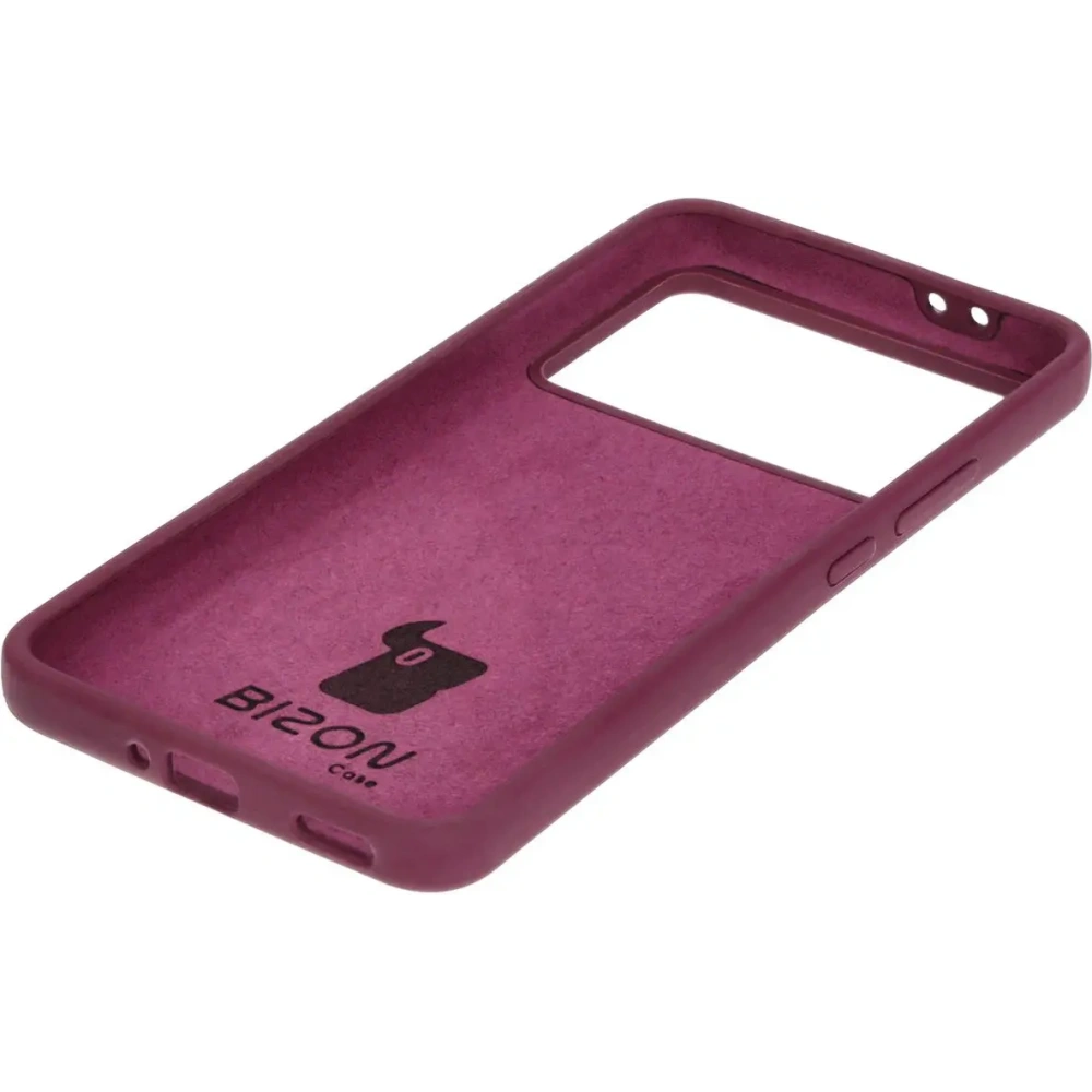 Hurtownia GSM - Silikonowe etui Bizon Soft Case do Xiaomi Poco F6 Pro ciemnofioletowe - BIZ5496 - {ean13} - Hurt