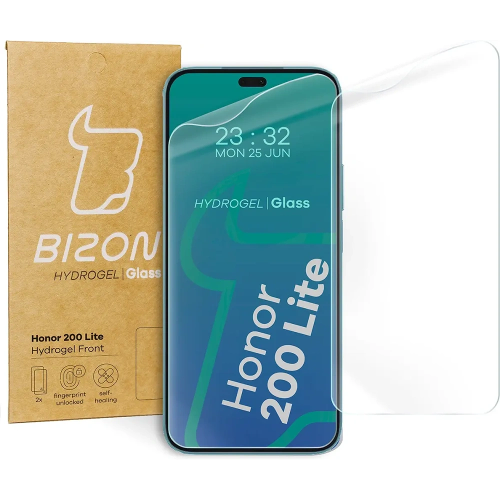 Hurtownia GSM - Bizon Glass Hydrogel Front Honor 200 Lite [2 PACK] - BIZ5497 - {ean13} - Hurt