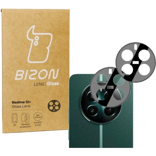 Szkło na aparat Bizon Glass Lens do Realme 12+ [2 PACK]