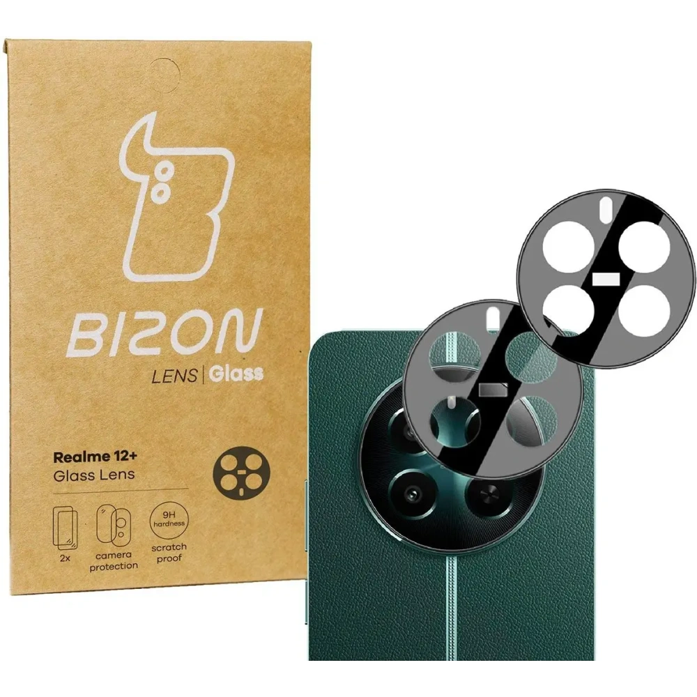Hurtownia GSM - Bizon üveg lencse Realme 12+ [2 PACK] - BIZ5501 - {ean13} - Hurt
