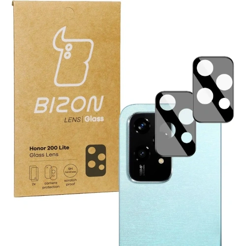 Szkło na aparat Bizon Glass Lens do Honor 200 Lite [2 PACK]