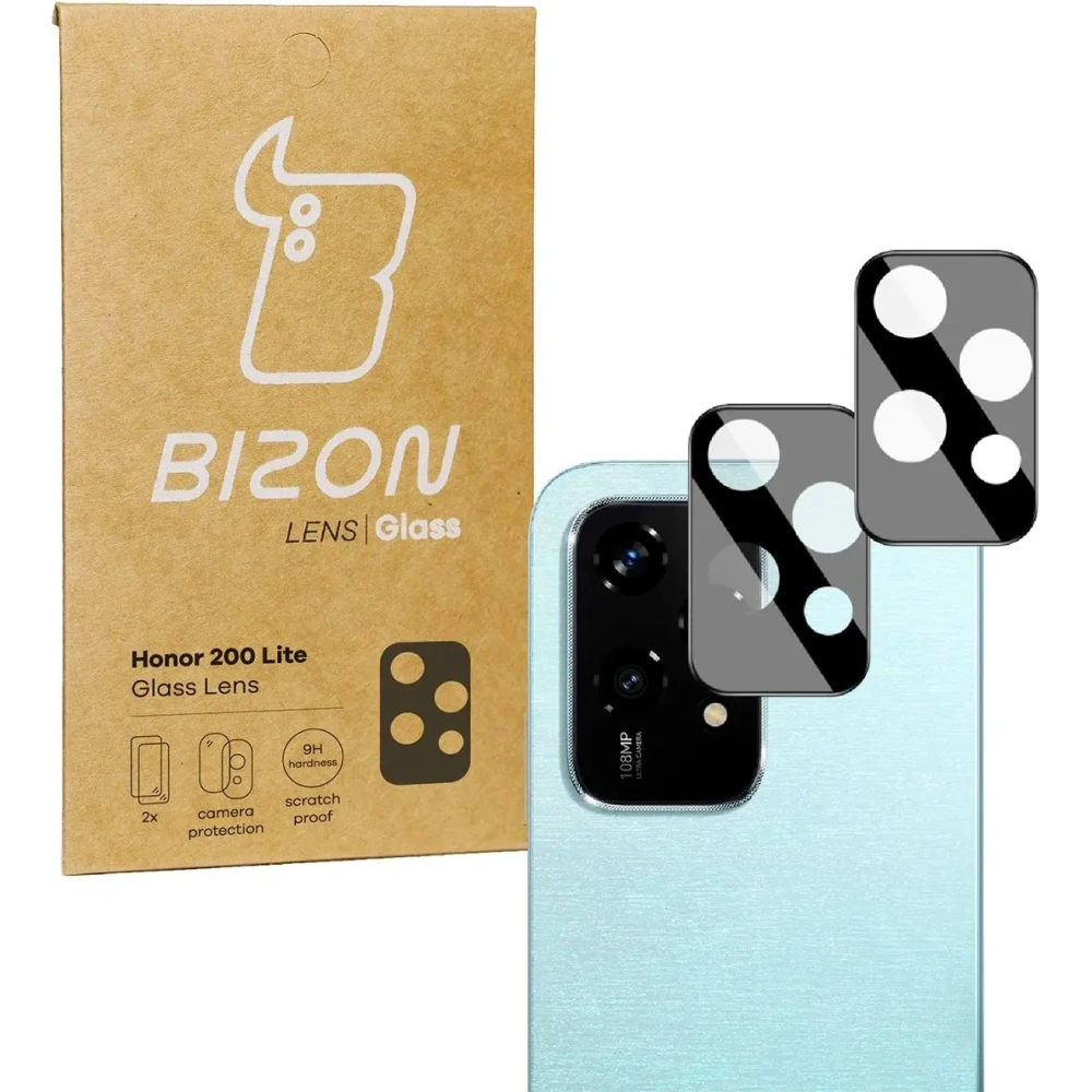 Hurtownia GSM - Szkło na aparat Bizon Glass Lens do Honor 200 Lite [2 PACK] - BIZ5850 - {ean13} - Hurt