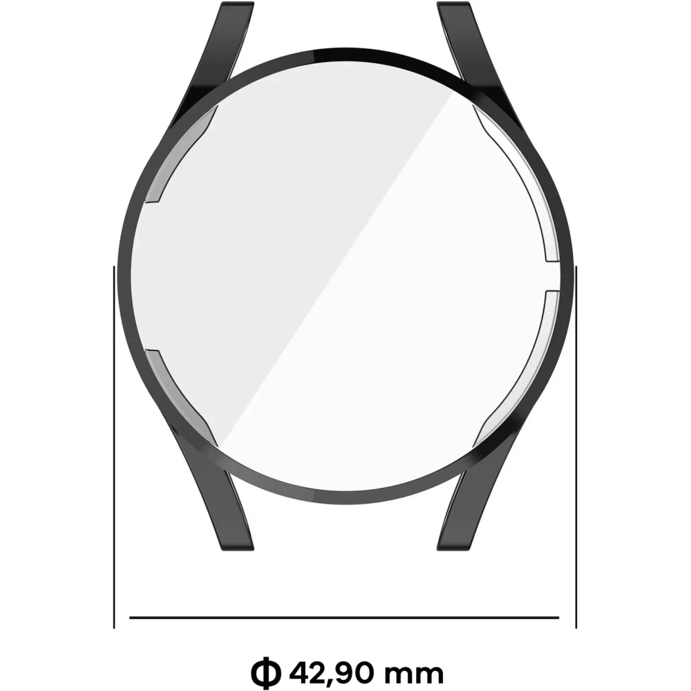 Hurtownia GSM - Etui z osłoną ekranu Bizon Case Watch Felipe do Samsung Galaxy Watch FE / Watch 4 40 mm czarne - BIZ5851 - {ean13} - Hurt