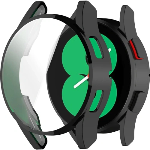 Etui z osłoną ekranu Bizon Case Watch Felipe do Samsung Galaxy Watch FE / Watch 4 40 mm czarne