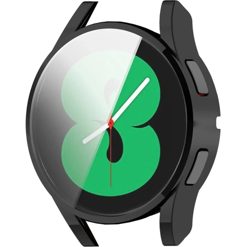 Etui z osłoną ekranu Bizon Case Watch Felipe do Samsung Galaxy Watch FE / Watch 4 40 mm czarne