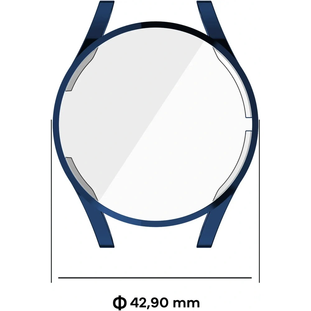 Hurtownia GSM - Etui z osłoną ekranu Bizon Case Watch Felipe do Samsung Galaxy Watch FE / Watch 4 40 mm niebieskie - BIZ5852 - {ean13} - Hurt