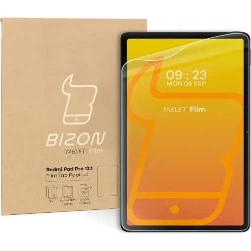 Folia imitująca papier Bizon Film Tab Papirus do Xiaomi Redmi Pad Pro 12.1 [2 PACK]