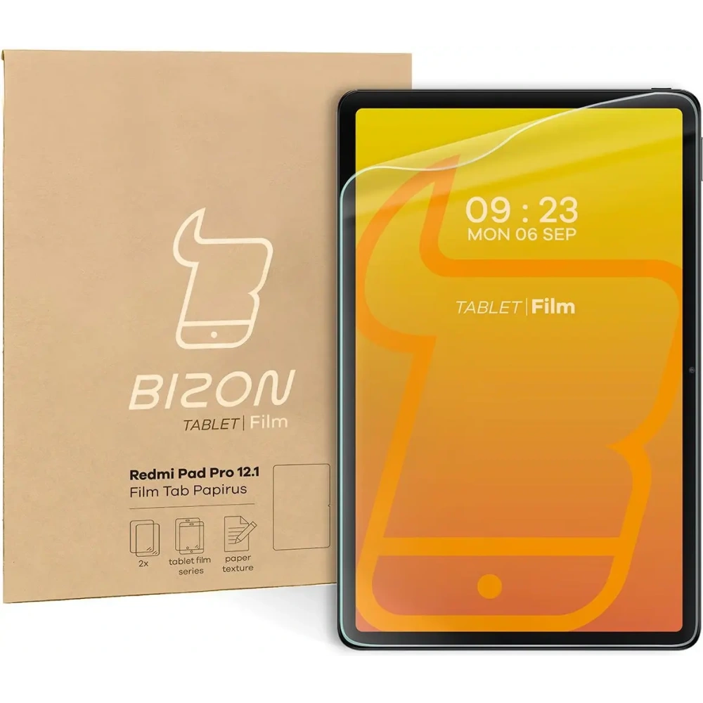 Hurtownia GSM - Fólie imitující papír Bizon Film Tab Papirus do Xiaomi Redmi Pad Pro 12.1 [2 PACK] - BIZ5509 - {ean13} - Hurt