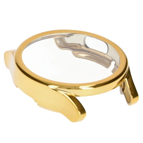 Etui z osłoną ekranu Bizon Case Watch Felipe do Samsung Galaxy Watch FE / Watch 4 40 mm złote